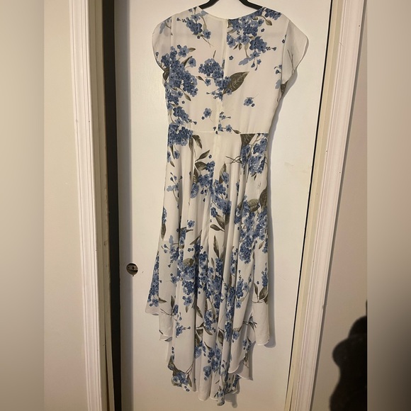 Lulu’s Blue Floral Dress - Picture 4 of 7